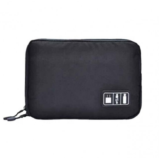 1pc Travel Electronics Cable Organizer Bag Portable Storage Case for Mobile Phone Hard Drive Cords USB Cables Charger Organizer