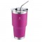 30 Oz Wine Tumbler Stainless Steel , Coffee cup With Straw